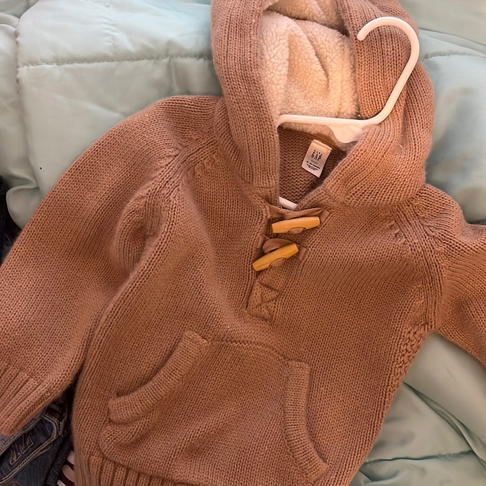 Baby Gap fleece lined sweater